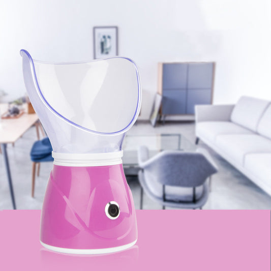 Hydrating Beauty Facial Steamer - Cute Pink Face Steaming Device