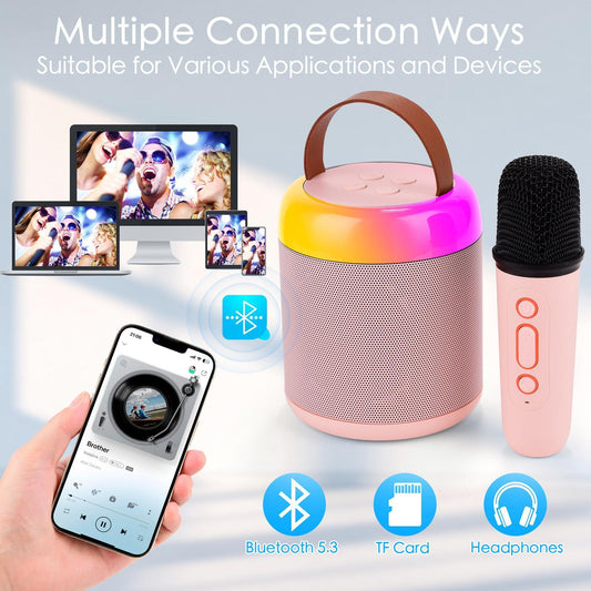 Mini Karaoke Machine for Women – Perfect for Fun, Portable Singing Anywhere!