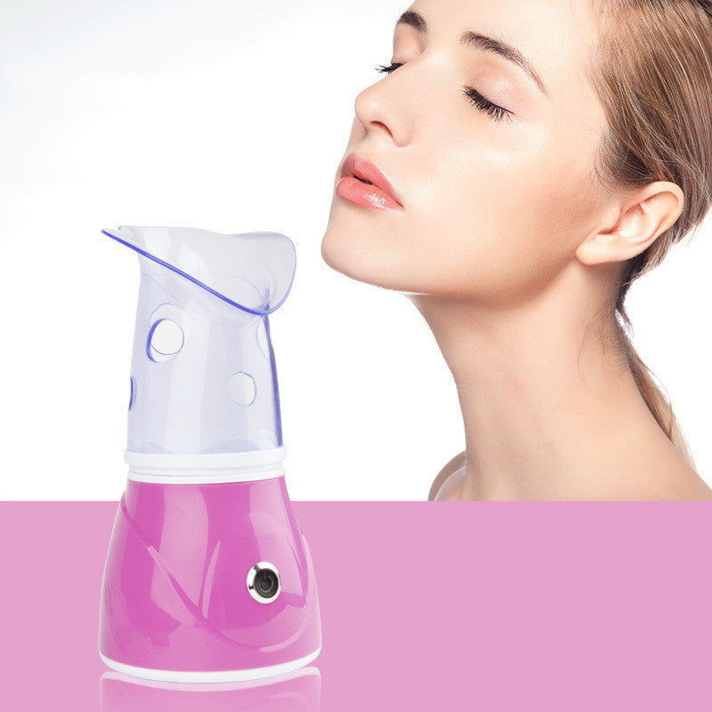 Hydrating Beauty Facial Steamer - Cute Pink Face Steaming Device